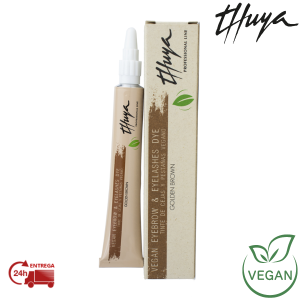 THUYA COLORAÇÃO DE PESTANAS E SOBRANCELHAS CASTANHO CLARO VEGAN 14 ML