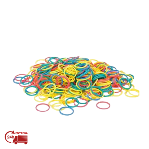 ELASTICOS PEQUENOS COLORIDOS 300 UN