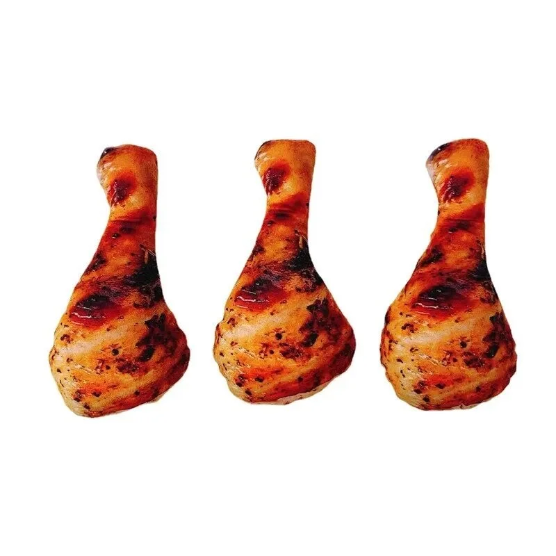 Kit 3 Almofadas Coxa de Frango Realista Coxinha Fofa e Macia para Decoração Estilosa - Image 2