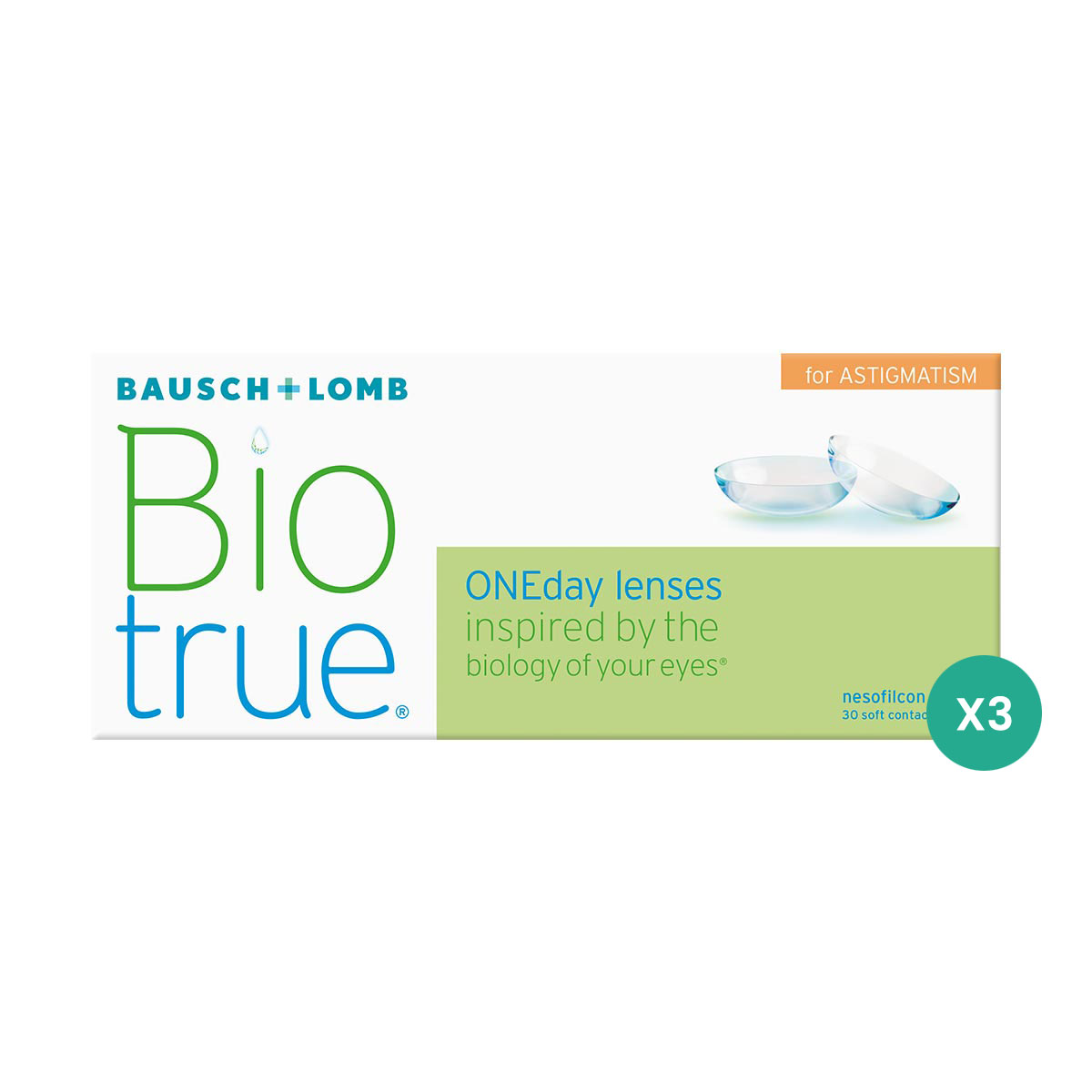 Biotrue® OneDay for Astigmatism 90 lentes - Image 3