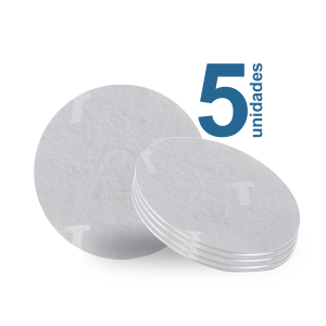 Disco Branco Lustrador Tinindo – 3M 440mm – 5 Unidades