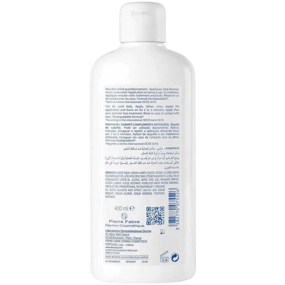 Ducray Anaphase+ shampoo (400 ml) - Image 3