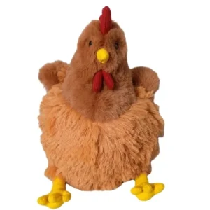 Galinha de Pelúcia Fofa e Macia Divertida para Abraçar e Decoração Criativa