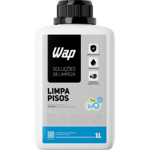 Wap Limpa Pisos 1 Litro – Limpador Perfumado de Uso Geral para Pisos e Superfícies Laváveis