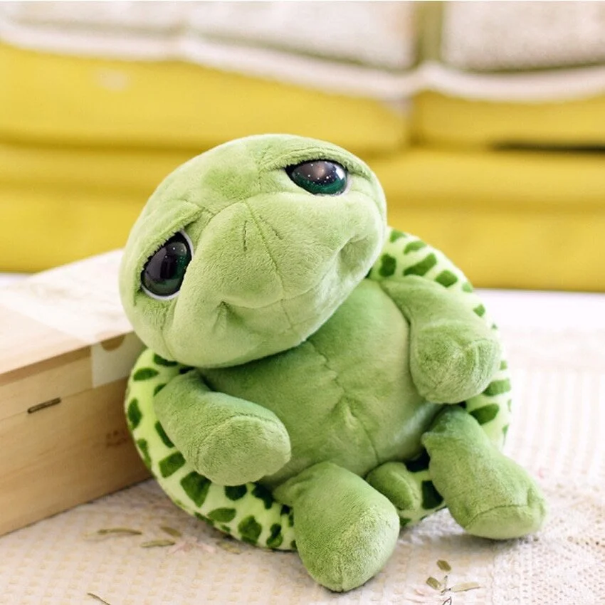 Tartaruga Fofa de Pelúcia com Olhos Grandes e Carinha Comovente - Image 3